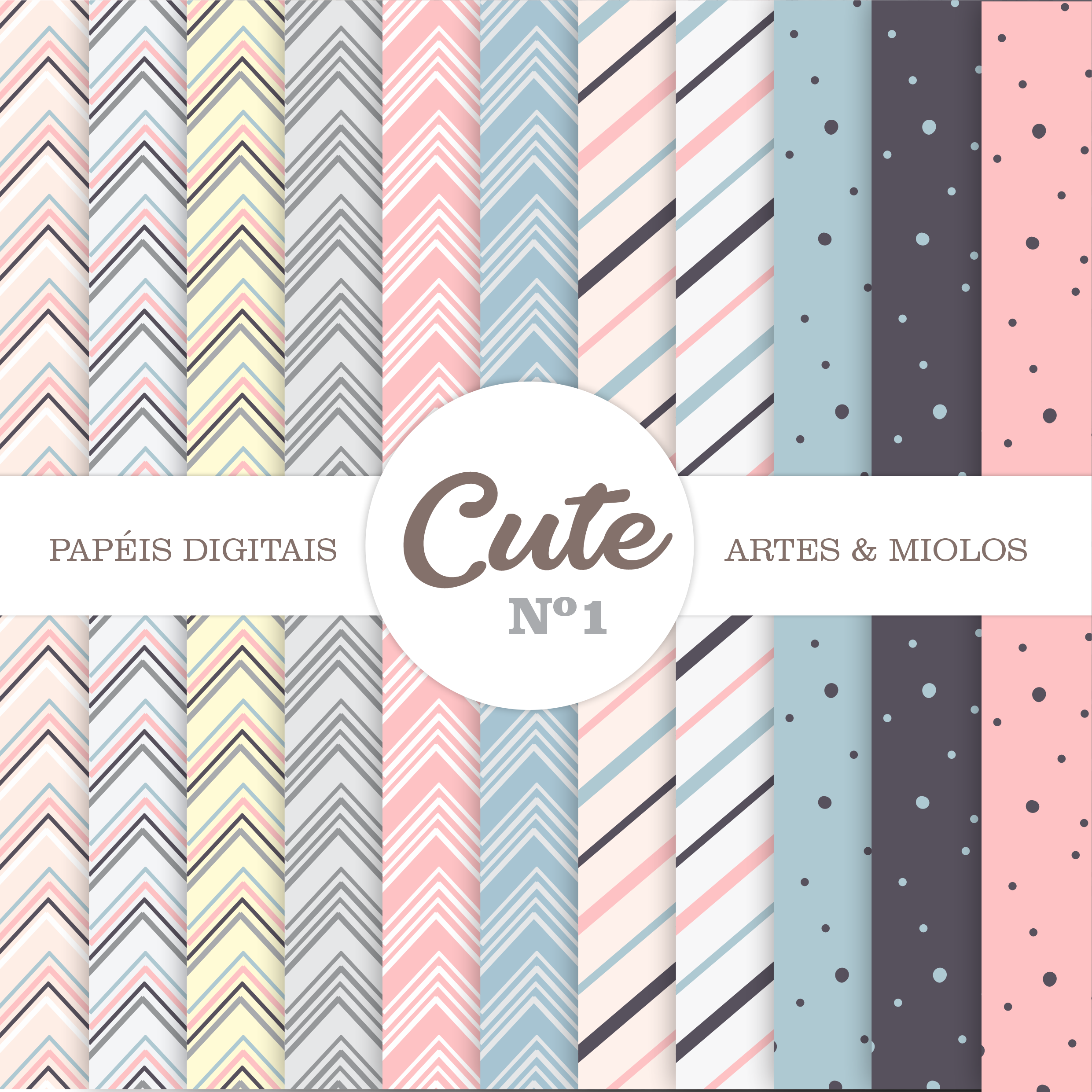 Papeis Digitais - Cute 1