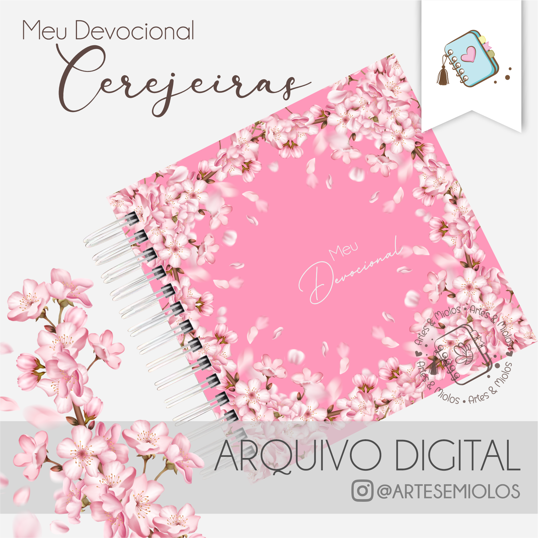 Meu Devocional Cerejeiras 18x18