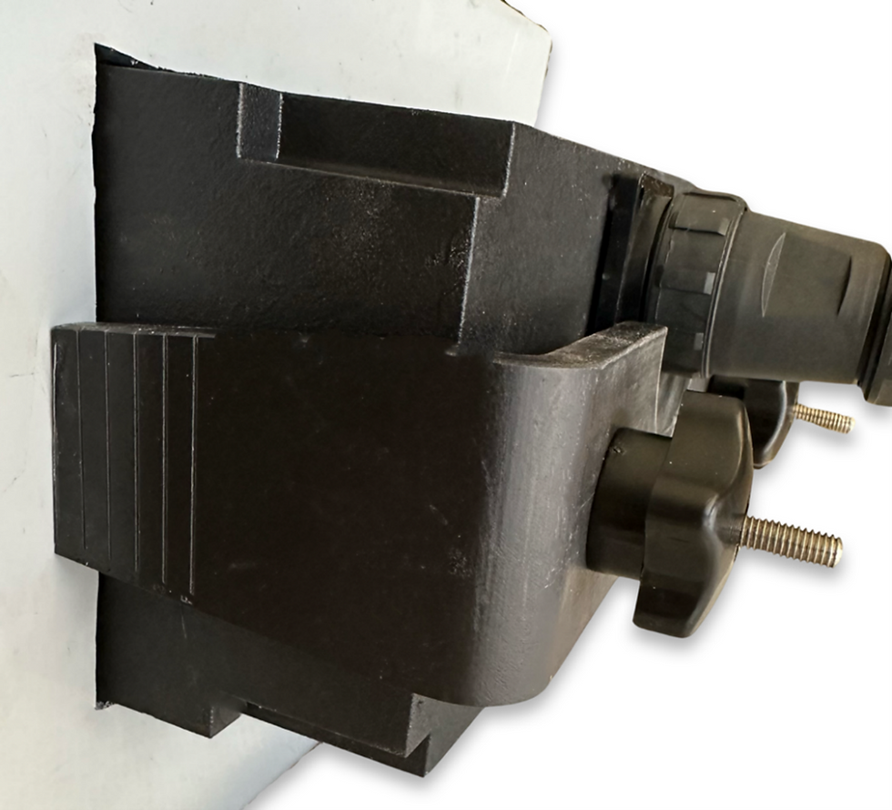 dual purpose bracket for digital boating gauges unit