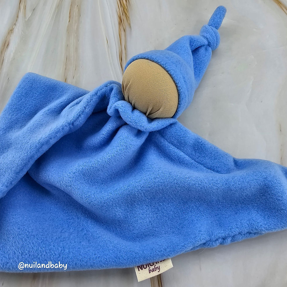 Thumbnail: Waldorf Sleepy Comforter Doll - Handmade Baby Lovely - Newborn Gift