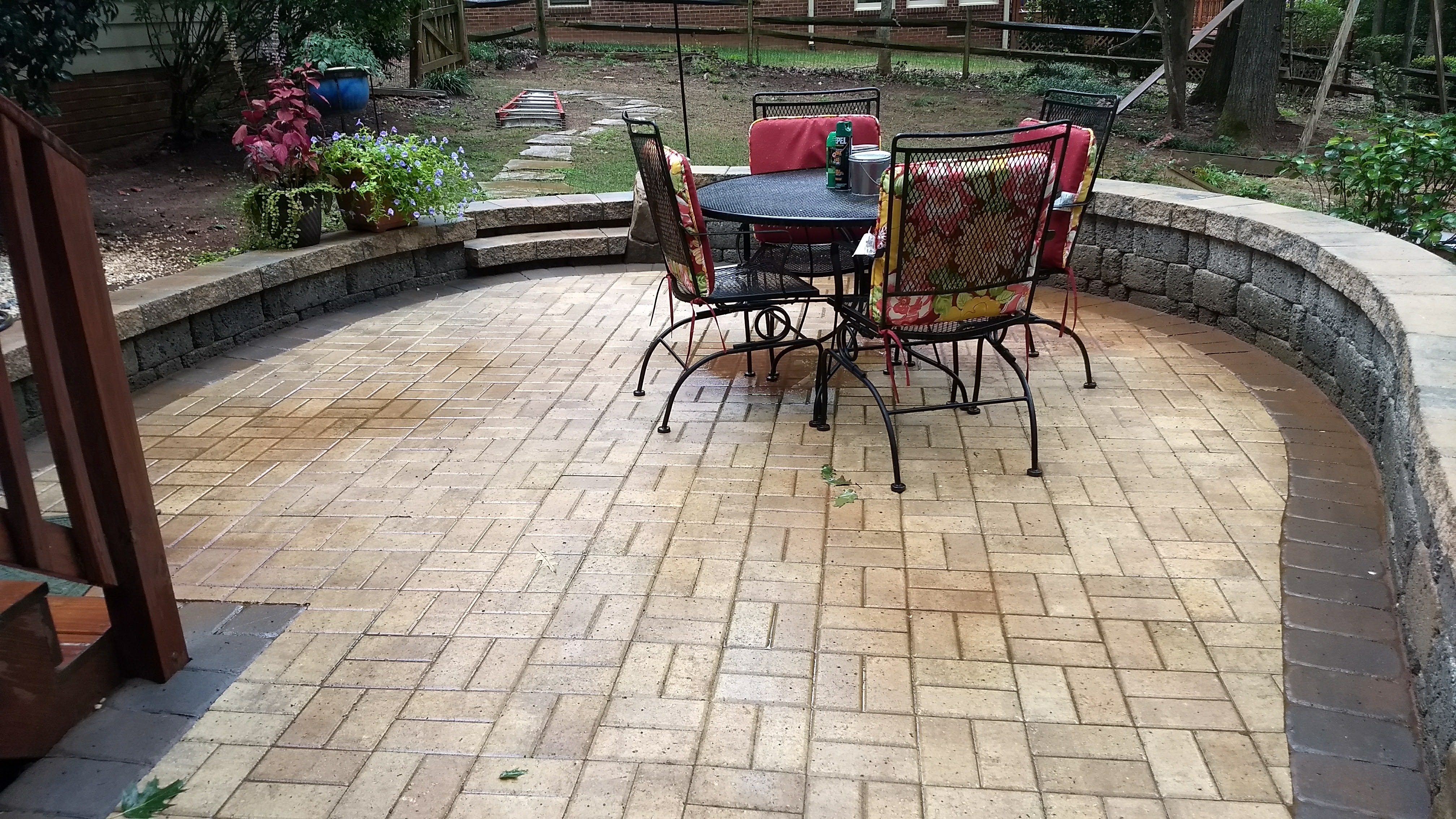 Patio and Seat Wall Designs