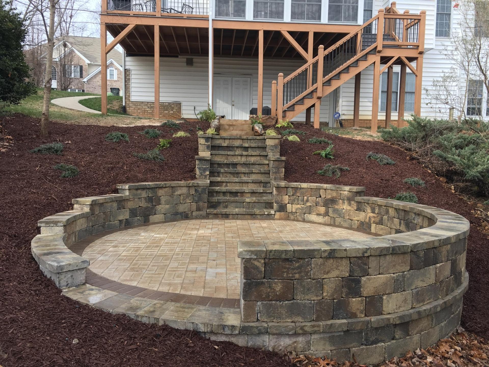 Hillside Patio Designs