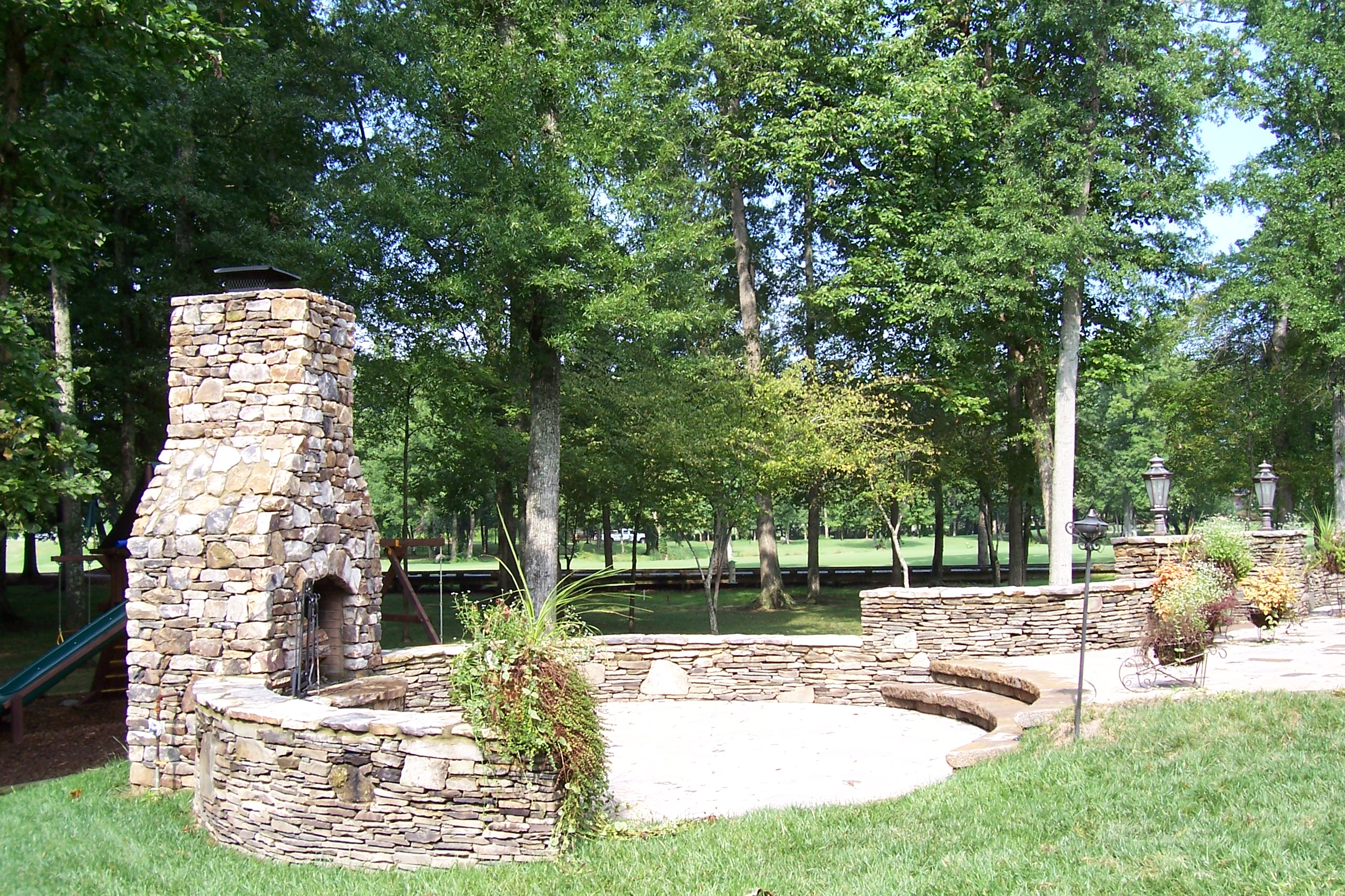 Fireplace and Patio Designs