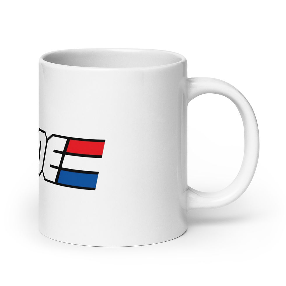 WHITE G.I.JOE MUG