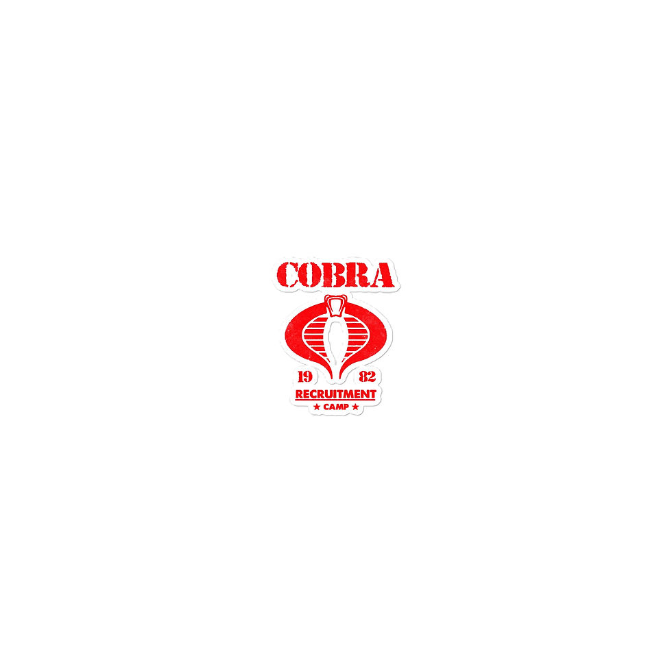 G.I.JOE COBRA STICKERS