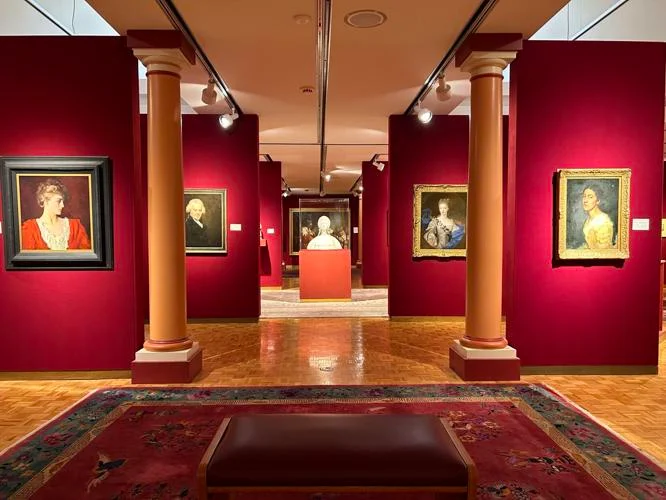 Mabee-Gerrer permanent gallery; photo by elaine warner