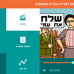 סרטון אנימציה מבית בריינפופ - המאבק לעלייה מברית המועצות