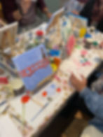 Birthday party art class in Paris