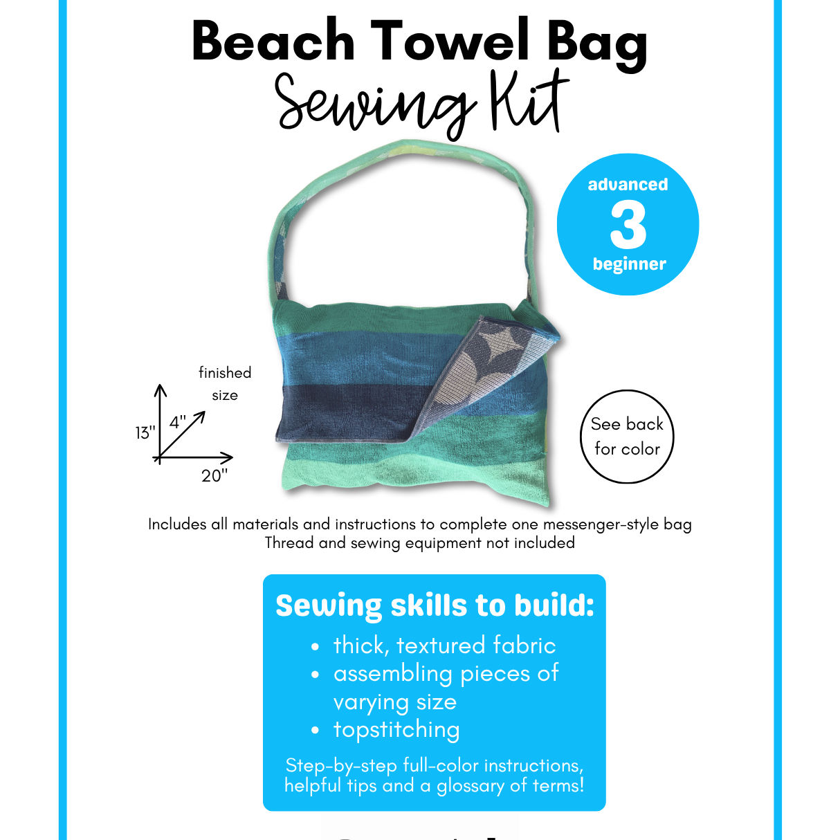 Beach Towel Bag