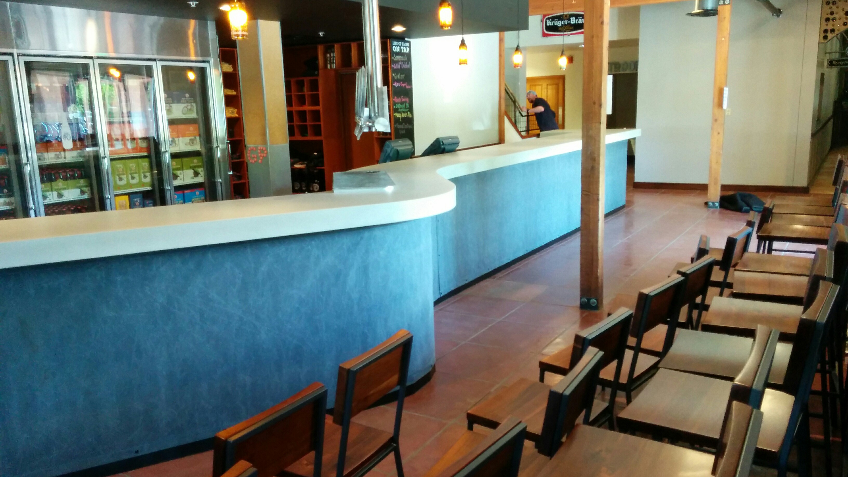 new belgium brewery tap room