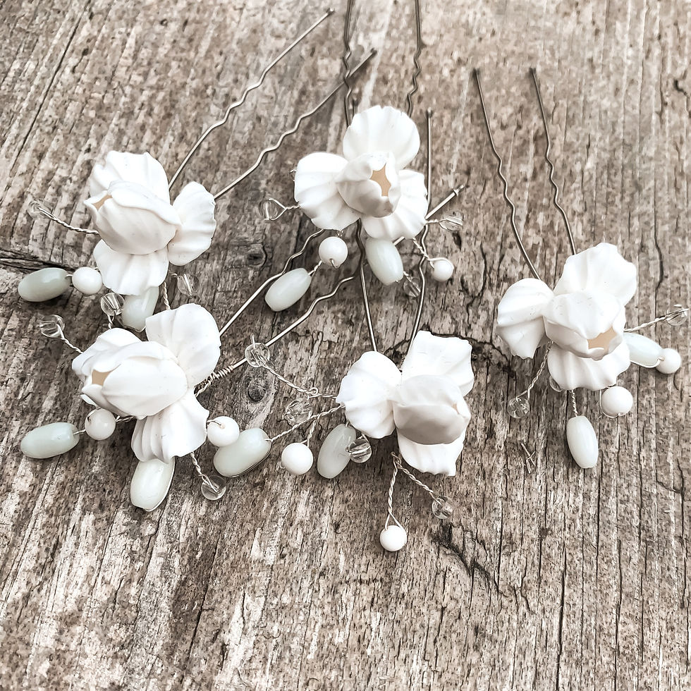 Miniature : Iris Hair Pin