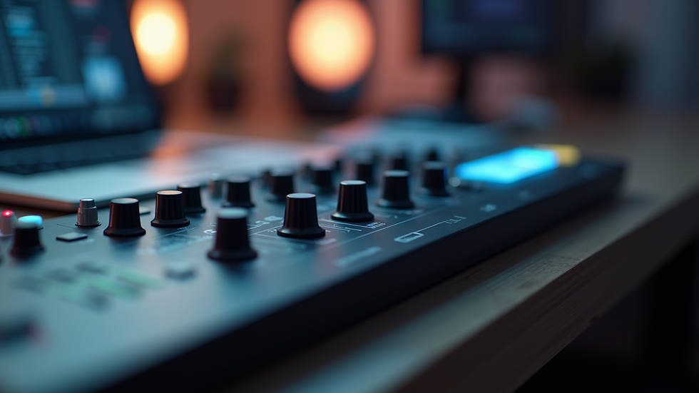 Close-up view of a control panel on an electric adjustable standing desk