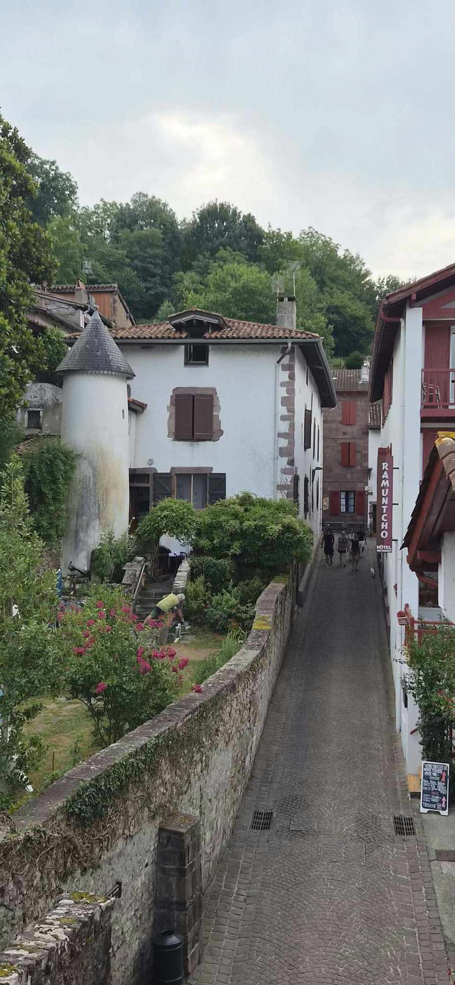 From the walls