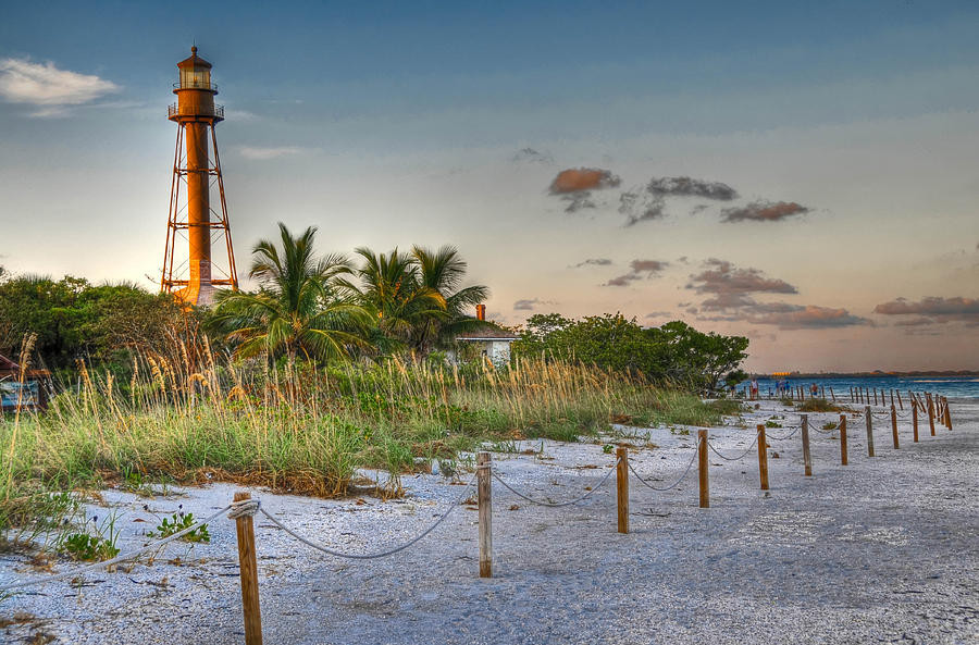 Landscape photo of Sanibel Island Lighthouse and Beach