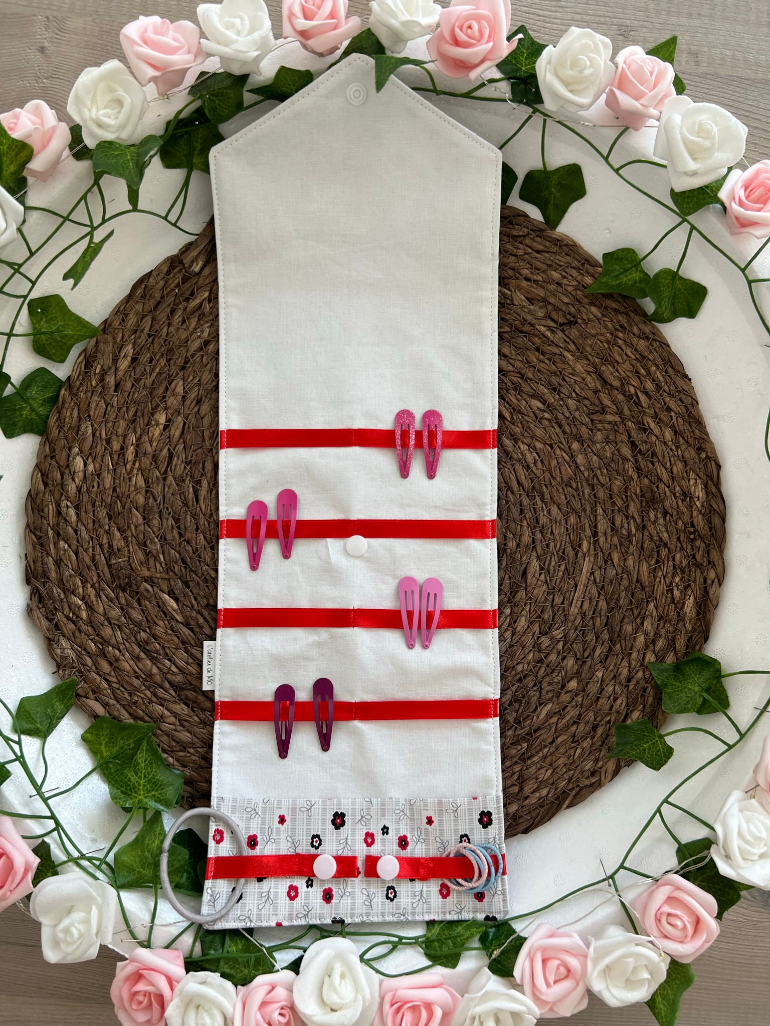 Pochette de rangement pour pinces et élastiques