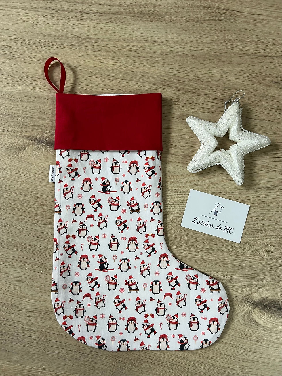 Chaussette de Noël décorative