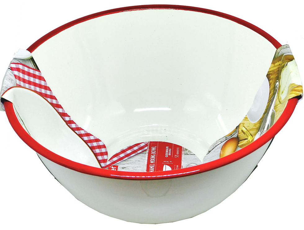 tigela esmaltada retro - cozinha retrô