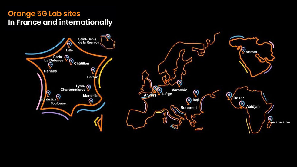 Orange 5G Lab sites