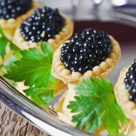 5 fertige Rezepte mit Kaviar.