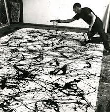 Jackson Pollock við störf