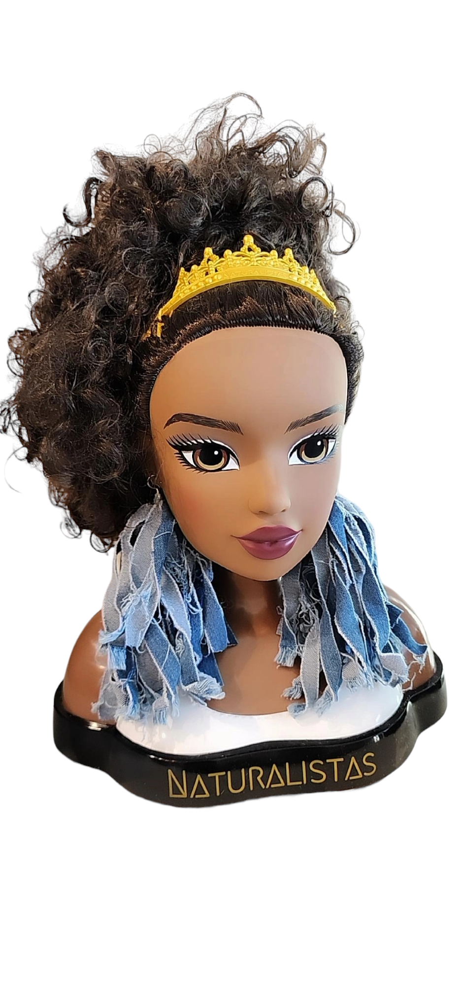 Thumbnail: Yarn &  Denim Handmade Earrings 