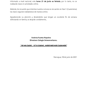 Lunes 21 de Junio Feriado Día de los Pueblos Originarios