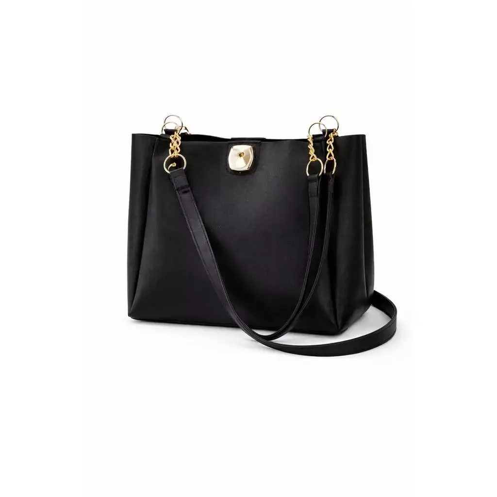 Bolsa Feminina de Mão e Ombro Com Corrente Estilosa Elegante