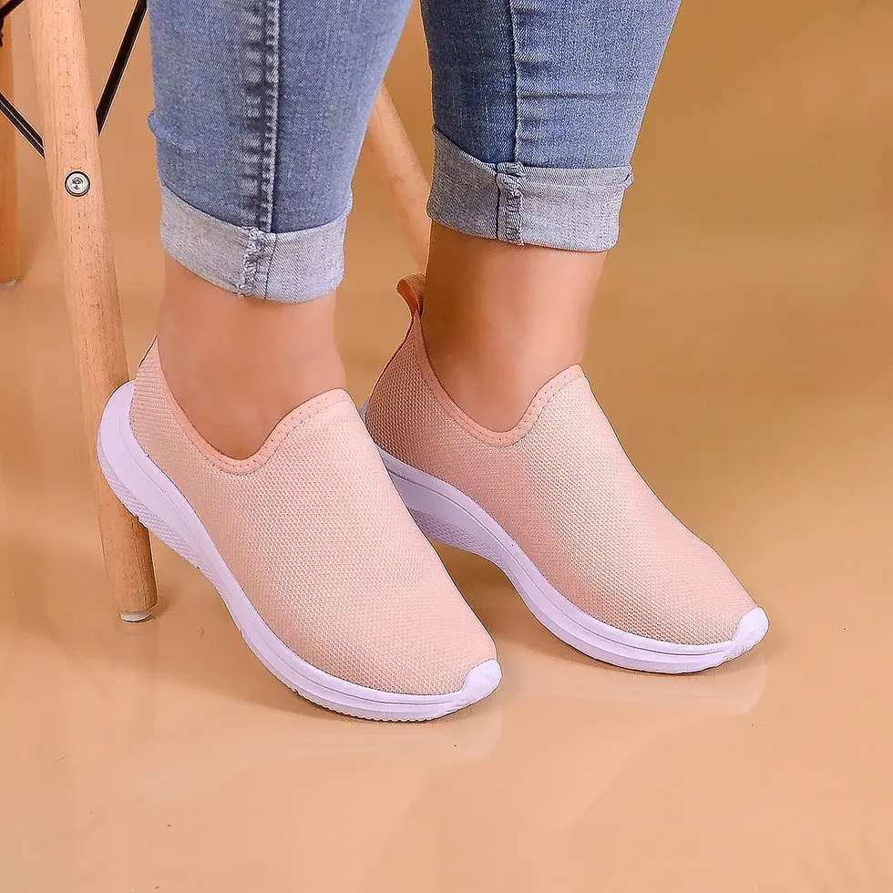 Miniatura: Tênis Feminino Meia S/ Cadarço Slip On