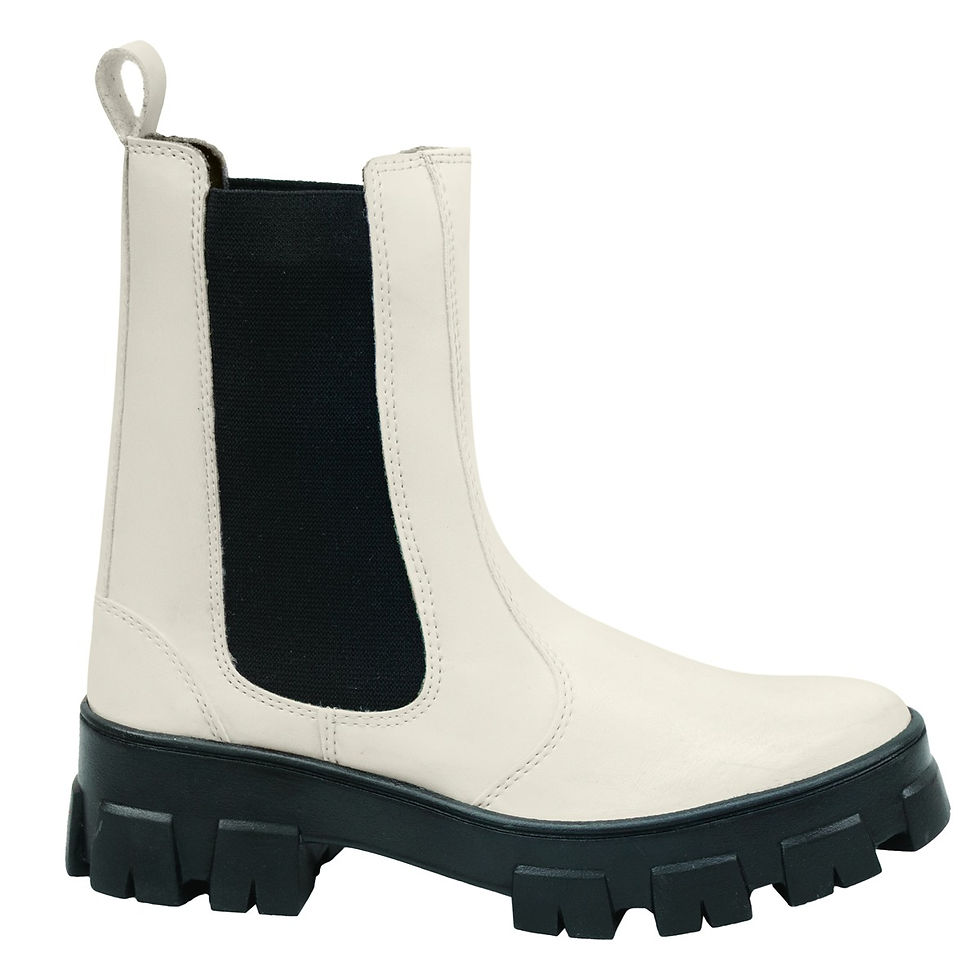 Miniatura: BOTA CANO CURTO OFF WHITE