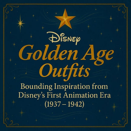 Disney Golden Age Outfits: Bounding style inspiration from 1937–1942 animation era