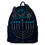 Thumbnail: Front view of Loungefly Stitch Hanukkah backpack featuring menorah and Stitch holding Scrump