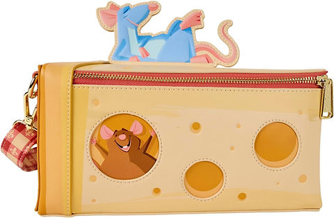 【Loungefly】Pixar レミーのおいしいレストラン クロスボディ Loungefly Pixar Ratatouille Cheese Crossbody Bag