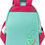 Thumbnail: Back of Loungefly Disney Vanellope cosplay backpack with heart emblem