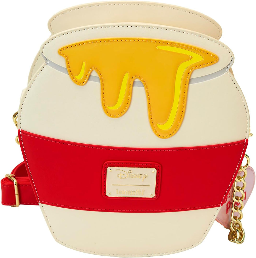 Thumbnail: Winnie the Pooh Loungefly Crossbody in  Hunny Pot shape back view