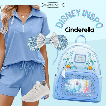 A modern Cinderella inspired outfit for Disney World