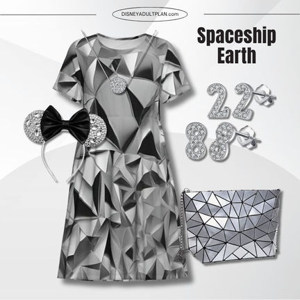 Spaceship Earth EPCOT Bounding for GEO-82: A Disney-Inspired Outfit for Women