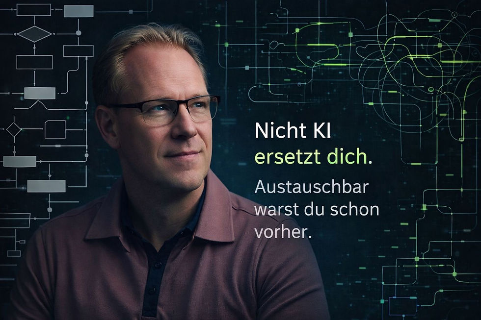 Nicht KI ersetzt Dich. 