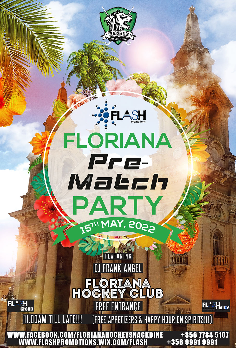 Floriana Hockey Club Floriana - PreMatch Party