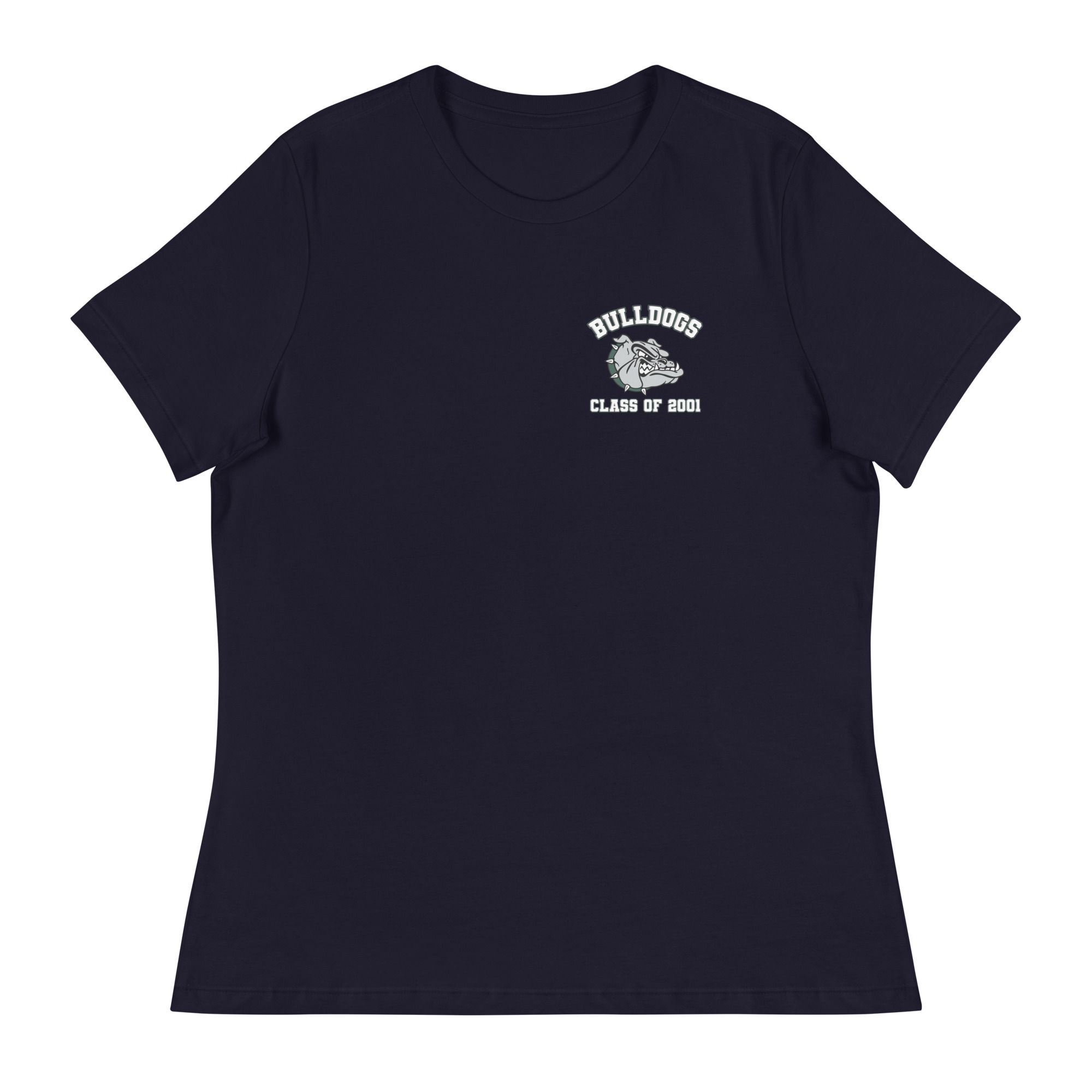 Women's Relaxed T-Shirt - Bulldogs Class of 2001