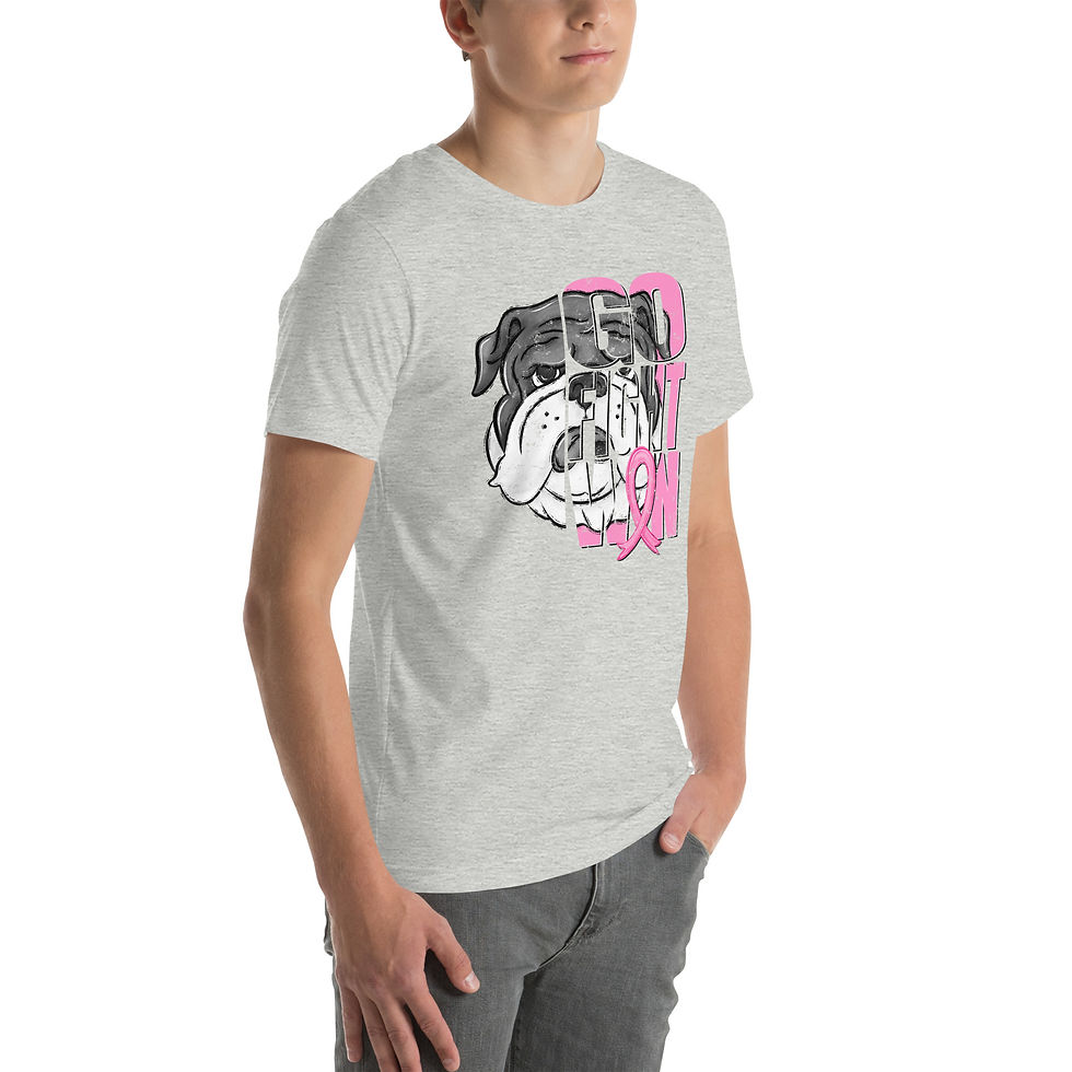 Thumbnail: Unisex t-shirt - Go Fight Win - Distressed