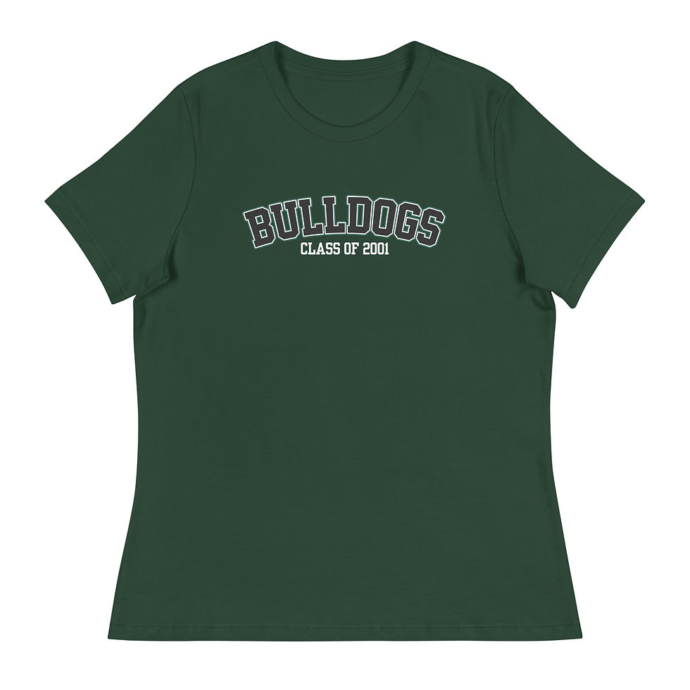 Thumbnail: Women's Relaxed T-Shirt - Bulldogs
