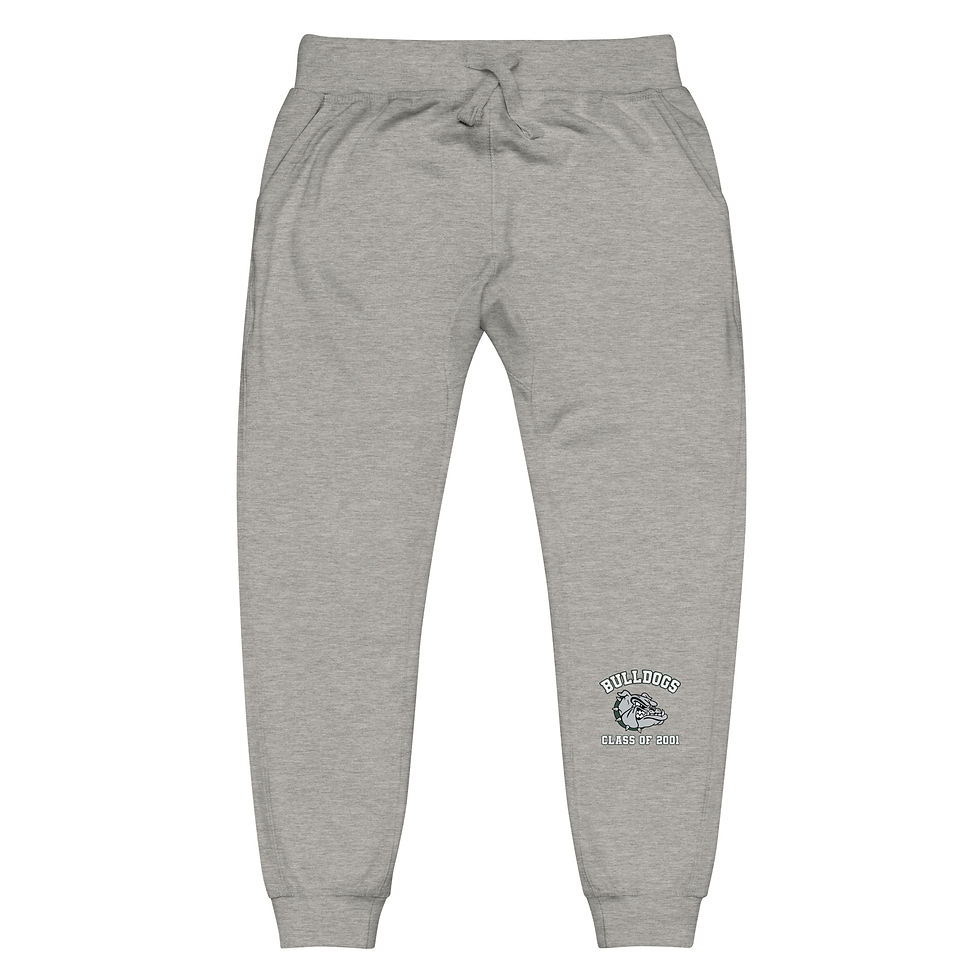 Thumbnail: Unisex fleece sweatpants - Bulldogs Class of 2001