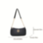 Miniatura: Bolsa Vintage Underarm – Estilo Jovem & Moderno