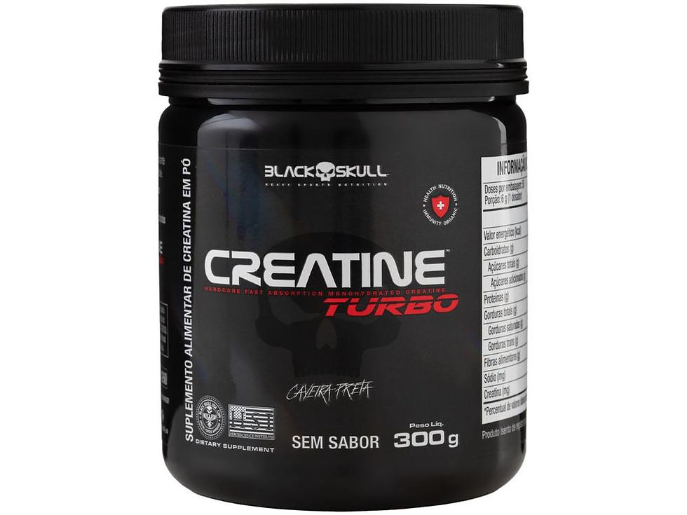 Miniatura: Creatina Black Skull Turbo Powder 300g – Sem Sabor