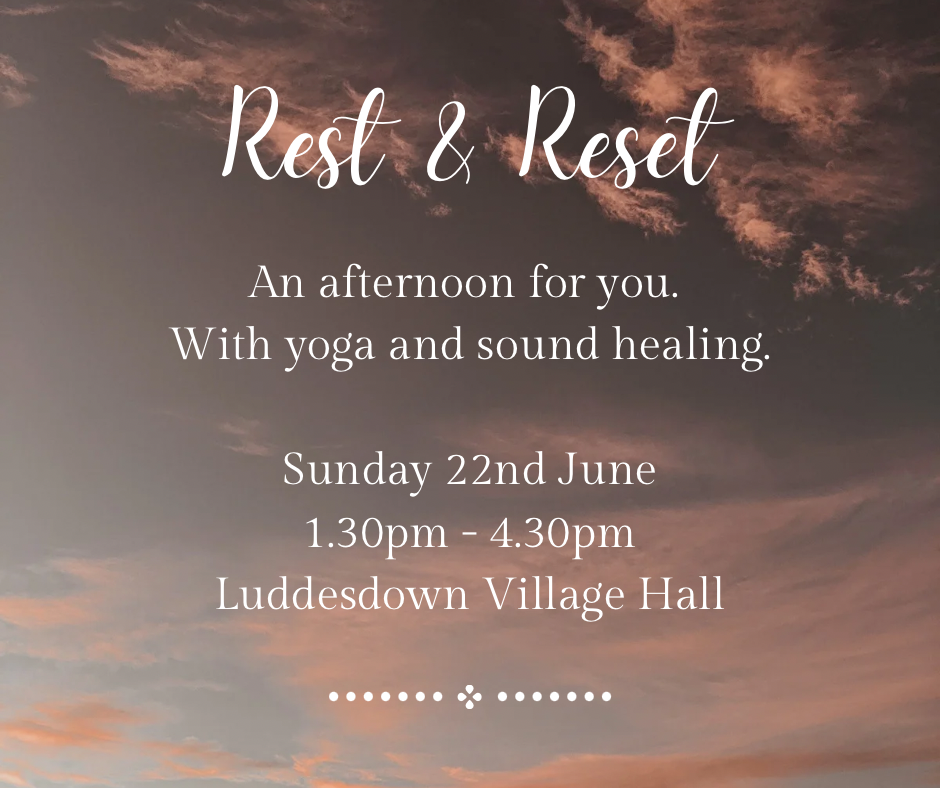 Rest & reset afternoon