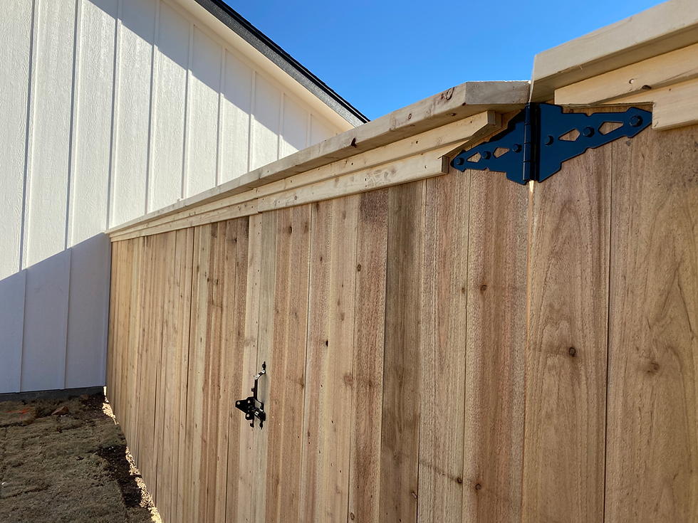 A residential fence by Fortress Fencing in Abilene, TX