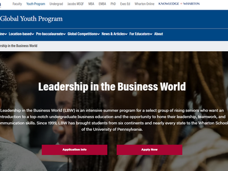 Top Summer Programs for high school students Interested in Finance in California