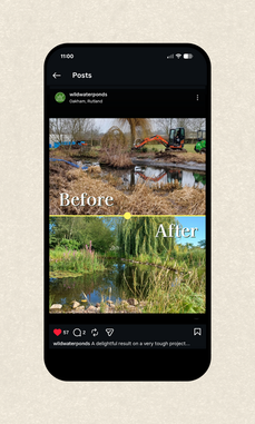 WildWater Ponds Social Media Design