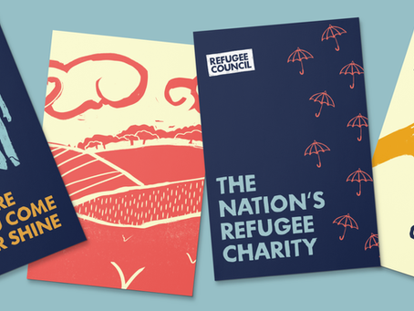 Refugee Council’s new branding showing human connection