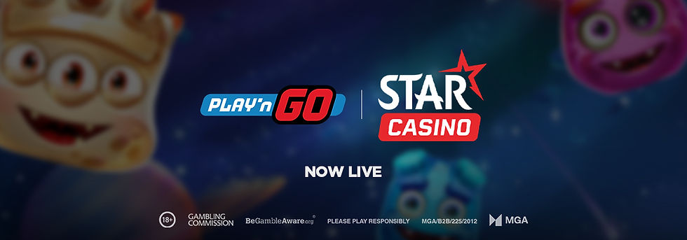 Play'n GO x Caesars Palace banner